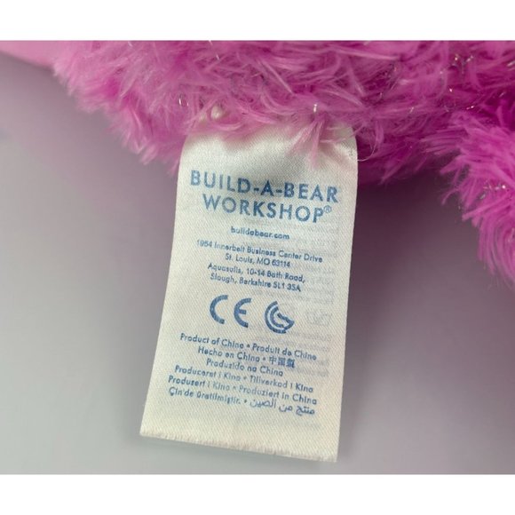 Build-a-Bear Rainbow Flamingo Pink Plush Stuffed Animal 20.5" Toy - Picture 7 of 13